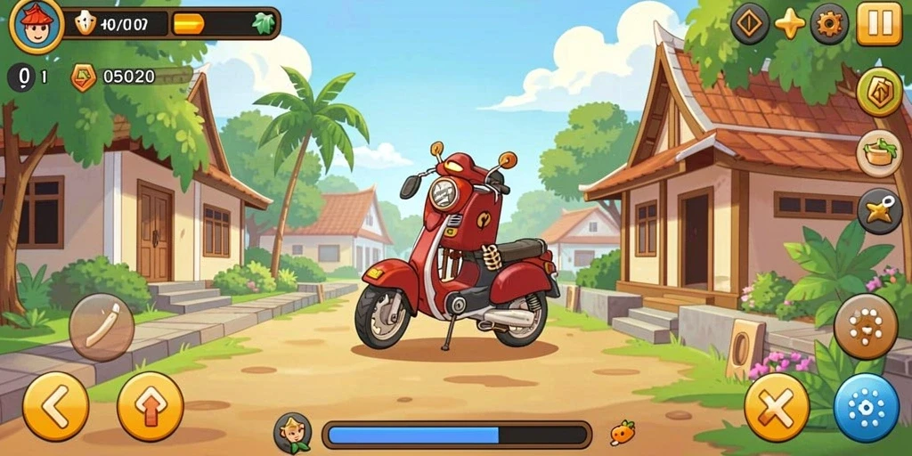 Tangkapan layar menampilkan antarmuka permainan yang menarik.