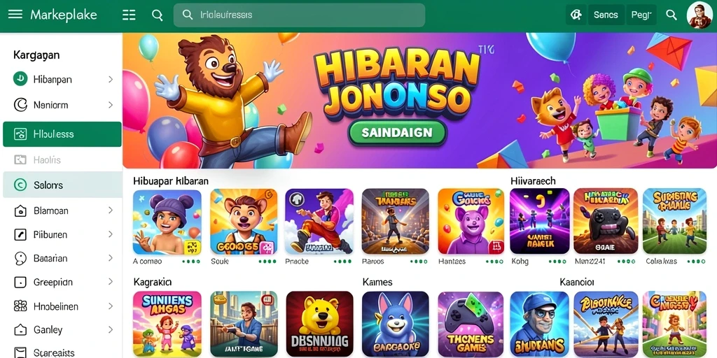 Tampilan antarmuka yang menarik dan mudah dinavigasi.