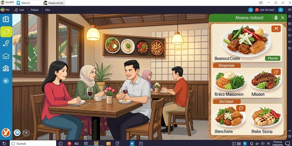 Gambaran umum dunia fantasi yang menakjubkan.