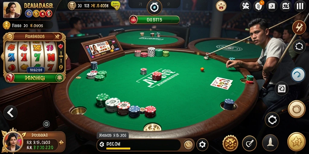 Tampilan awal game yang menarik dan user-friendly.