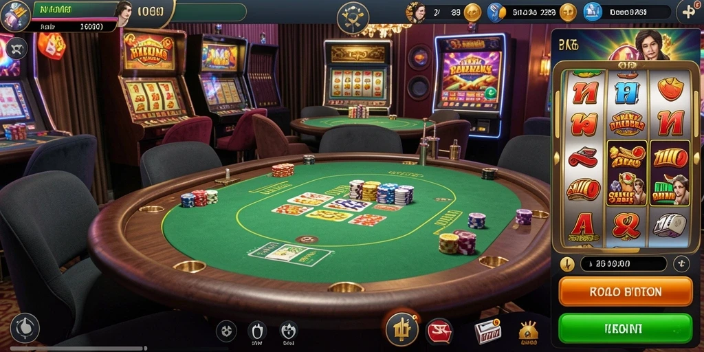 Tampilan awal game yang menarik dan intuitif.