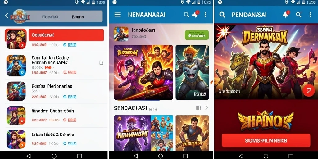 Tampilan menu utama SULEBET yang menawan.